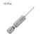 HARFINGTON 10pcs 000 Phillips Screwdriver Bit PH000 14 Hex Shank 2 50mm Long Magnetic S2 Steel Industrial Grade Screw Driver Bit Cross Head Electric Drill Bits 0047 12mm Rod