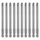 HARFINGTON 10pcs 3 Phillips Screwdriver Bit PH3 14 Hex Shank 4 100mm Long Magnetic S2 Steel Industrial Grade Screw Driver Bit Cross Head Electric Drill Bits 0236 6mm Rod