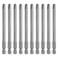 HARFINGTON 10pcs 3 Phillips Screwdriver Bit PH3 14 Hex Shank 4 100mm Long Magnetic S2 Steel Industrial Grade Screw Driver Bit Cross Head Electric Drill Bits 0236 6mm Rod