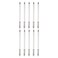 HARFINGTON 10pcs Ball End Hex Screwdriver Bit H4 4mm Head 14 Hex Shank 100mm 4 Long Magnetic S2 Steel Metric Screw Driver Drill Bit Wrench Socket Power Tool