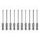 HARFINGTON 10pcs SL25 Magnetic SLotted Screwdriver Bits 25mm S2 Steel Flat Head Screwdriver Bit 14 Hex Shank Industrial Grade Screw Driver Drill Bits 3 Long for Remove Fastening Screws