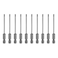 HARFINGTON 10pcs SL25 Magnetic SLotted Screwdriver Bits 25mm S2 Steel Flat Head Screwdriver Bit 14 Hex Shank Industrial Grade Screw Driver Drill Bits 3 Long for Remove Fastening Screws