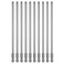 HARFINGTON 10pcs SL5 Slotted Screwdriver Bits 5mm Slotted Tip 14 Hex Shank 150mm 6 Long Magnetic Flat Head S2 Steel Screw Driver Drill Bits Industrial Power Screwdriver Bit