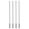 HARFINGTON 4pcs Ball End Hex Screwdriver Bit 3mm H30 Tip 14 Hex Shank 150mm 6 Long Magnetic Ball Head Bits Industrial Grade S2 Steel Metric Screw Driver Bit