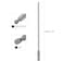 HARFINGTON 4pcs Ball End Hex Screwdriver Bit 3mm H30 Tip 14 Hex Shank 150mm 6 Long Magnetic Ball Head Bits Industrial Grade S2 Steel Metric Screw Driver Bit