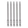 HARFINGTON 5pcs 532 Hex Screwdriver Bit SAE 14 Hex Shank 4 Length Magnetic S2 Steel Power Drill Bits