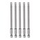 HARFINGTON 5pcs 532 Hex Screwdriver Bit SAE 14 Hex Shank 4 Length Magnetic S2 Steel Power Drill Bits