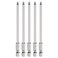 HARFINGTON 5pcs Ball End Hex Screwdriver Bit H3 3mm Head 14 Hex Shank 100mm 4 Long Magnetic S2 Steel Metric Screw Driver Drill Bit Wrench Socket Power Tool