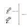 HARFINGTON 5pcs T27 Security Torx Bit 14 Hex Shank 6 Long S2 Steel Magnetic Tamper Resistant Star Bits Screwdriver Torx Head with Hole for Driver Drill Bits Remove Fastening Screws