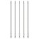 HARFINGTON 5pcs T27 Security Torx Bit 14 Hex Shank 8 Long S2 Steel Magnetic Tamper Resistant Star Bits Screwdriver Torx Head with Hole for Driver Drill Bits Remove Fastening Screws