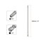 HARFINGTON 5pcs T27 Security Torx Bit 14 Hex Shank 8 Long S2 Steel Magnetic Tamper Resistant Star Bits Screwdriver Torx Head with Hole for Driver Drill Bits Remove Fastening Screws