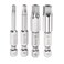 HARFINGTON H3H8 Pentagon Screwdriver Bit Set 14 Hex Shank 2 Length Magnetic Security Screw Driver Power Tool