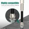 Bokynu High Magnetic Durability Screwdriver Drill Bit Set AntiSlip Drill Bit Accessories25mm150mm 6pcs