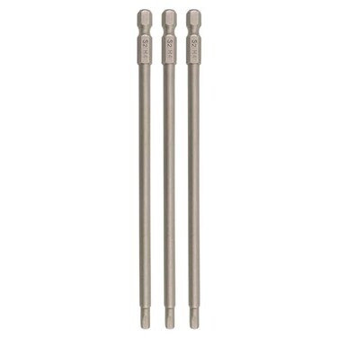 HOPLEX RC Hex Bit 6 Inch Power Bits 4mm Head Allen Wrench Drill Bit Set Professional Grade Inch Hex Shank for Screwdrivers Electric ScrewgunPower Drill3pcs Hex 4mm