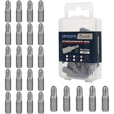 HPHOPE PH3 Screwdriver Bit Set Phillips 3 Bits 14 Hexagon Bit Length 1 25 Pack