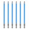 Atskonnen Impact Bit Set 6pcs Magnetic Ph2 Phillips Long Screwdriver Bits with 14 inch Hex Shank150mm 6 inch Long for Narrow Space