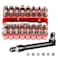 Kigauru 34 Piece Security Bit Set S2 Alloy Steel Magnetic Security Tamper Proof Bit 14 Inch Hex Shank Impact Driver Bit Set 25mm1 Inch Length with Hex Bit Holder DoubleHeaded LShaped Socket