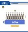 LABEAR 10Piece Short Torx Bit Set 1Inch S2 Steel Star Screwdriver Bits 14 Hex Shank Driver Bits for Drill Power Screwdriver Bike Auto Electronics Repair T7T40