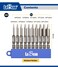 LABEAR 10Piece Slotted Screwdriver Bit Set 2Inch S2 Steel Flat Head Bits 14 Hex Shank Magnetic Driver Bits for Drill Power Screwdriver Furniture Assembly DIY Repair SL3SL8