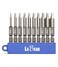 LABEAR 10Piece Slotted Screwdriver Bit Set 2Inch S2 Steel Flat Head Bits 14 Hex Shank Magnetic Driver Bits for Drill Power Screwdriver Furniture Assembly DIY Repair SL3SL8