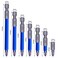 Petiy Beauty Magnetic PH2 Drill Bits Set Anti Slip Screw Extractor and Magnetic Screwdriver Bit Set Hand Tool 7Pcs Cross Single and Double Head Bits Electric Screw Nozzle Taper Corrector 1 kit