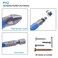 Petiy Beauty Magnetic PH2 Drill Bits Set Anti Slip Screw Extractor and Magnetic Screwdriver Bit Set Hand Tool 7Pcs Cross Single and Double Head Bits Electric Screw Nozzle Taper Corrector 1 kit