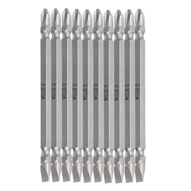 NACX PH2 SL6 Magnetic Double Ended Screwdriver Bits S2 Power Tool 14 Inch Hex Shank 4Inches Length 10Pcs