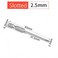 NACX SL25 Slotted Screwdriver Bits 14 Inch Hex Shank 2inch Length S2 Power Tool Magnetic Flat Head 10Pcs
