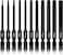 NEIKO 01149A Torx Head Drill Bit Set 11Piece Sizes TT6 to TT40 Tamperproof Magnetic Torx Bits 3 Quick Release Shanks Premium S2 Steel Compatible with Power Drills and Impact Drivers