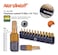 NordWolf 12Piece Torx Bit Set S2 Alloy Steel Titanium Nitride Coated Screwdriver Star Bits Sizes T5 to T40