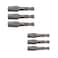 Rannb 38 Hex Head Screwdriver Bit SetMagnetic 14Inch Hex Shank S2 Steel Hex bits Set2 Long Drill Bit 6pcs
