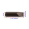 Rannb Magnetic Slotted Screwdriver Bits 8mm Flat Head Bits with 516 Hex Shank SL8 Screwdriver Bit10pcs