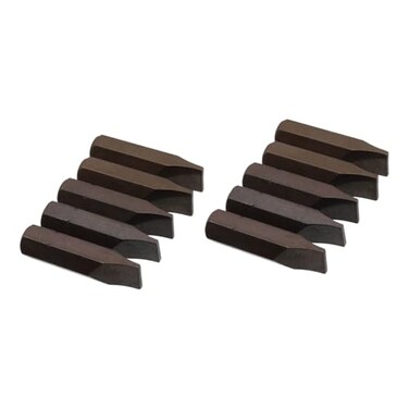 Rannb Magnetic Slotted Screwdriver Bits 8mm Flat Head Bits with 516 Hex Shank SL8 Screwdriver Bit10pcs