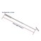 Rannb Slotted Tip SL2 Magnetic Flat Head Screwdriver Bits Slotted Screwdriver Bit 6inch Length10pcs