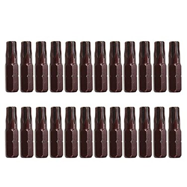 Rannb T30 Torx Bit Set Six Points Magnetic Security Torx Screwdriver Bits with 14 Hex Shank 24pcs