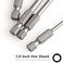 Saipe 14pcs Magnetic Screwdriver Bit Sets Slotted and Phillips Screw Driver Bit Flat Head Cross Head Bits 14 Inch Hex Shank S2 Steel Drill Bits for Impact Driver Power Tool 2 Inch 50mm Length