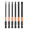 Saipe 6pcs Magnetic Allen Wrench Drill Bit Set with 14 Inch Hex Shank S2 Steel Hex Bits Set H2H25H3H4H5H6 Metric Impact Hex Head Screwdriver Bit Set 393 Inch 100mm Length