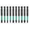 SeonFook 10PCS Magnetic Screwdriver Bit Set with PhillipsPozidrivTorx Head Phillips Cross Head Screwdriver Bit 14 Hex Shank Drill Bit Set S2 Steel Security Torx Screwdrive Bit 70mm