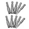 SeonFook 10pcs Pentagon Head Screwdriver Bits Set Magnetic Pentagonal Drive Bit 14 Inch Hex Shank S2 Steel Security Tamper Proof Screw Driver Bit Set 2Inch Length H3H76