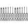SeonFook 12 Pcs 2 Inch Slotted Tip Magnetic Flat Head Screwdriver Bits 14 Inch Hex Shank S2 Steel Drill Bit Impact Driver Bit for Power Drilling SL2253456