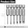 SeonFook 12 Pcs 2 Inch Slotted Tip Magnetic Flat Head Screwdriver Bits 14 Inch Hex Shank S2 Steel Drill Bit Impact Driver Bit for Power Drilling SL2253456