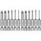 SeonFook 12 Pcs 2 Inch Slotted Tip Magnetic Flat Head Screwdriver Bits 14 Inch Hex Shank S2 Steel Drill Bit Impact Driver Bit for Power Drilling SL2253456