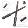 Sipery 10Pcs Flat Head Screwdriver Bits 4mm 016inch Magnetic Slotted Tip Screwdriver Bits 14inch Hex Shank 3inch Long