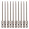 Sipery T10 security torx bits tamper proof 10Pcs 100mm 4inch 14inch hex shank magnetic screwdriver star bits for power screwdriver impact driver