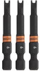 Railer Spanner 6 Impact Driver Bit Snake Eye 6 S2 Steel 2 Inch Spaner Power Bits 3 Pack