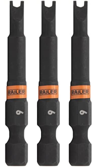 Railer Spanner 6 Impact Driver Bit Snake Eye 6 S2 Steel 2 Inch Spaner Power Bits 3 Pack