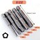 Teocpai 10Pcs Magnetic Pentagon Head Screwdriver Bits Set 14 Inch Hex Shank Security Screw Driver Drill Bit 50mm2 Inch 5 Sided Security Tamper Proof Drive Bit H3H76