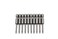 TMAX 10 pc T9 Torx Star Head Screwdriver Bit Set S2 Steel 6 Point T9 Reduced Round Shaft Screwdriver Insert Bits Hex Shank