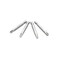 TMAX 25 pc TorqSet 8 Screwdriver Impact Ready 2 Inch Length Insert Bits Hex Shank with Quick Release Slot