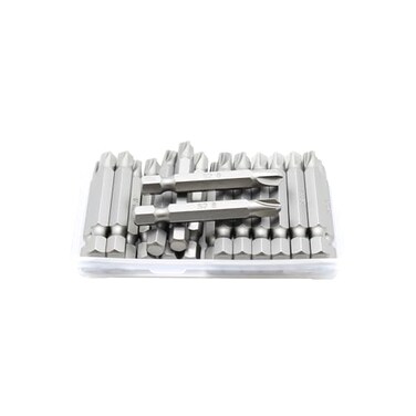 TMAX 25 pc TorqSet 8 Screwdriver Impact Ready 2 Inch Length Insert Bits Hex Shank with Quick Release Slot